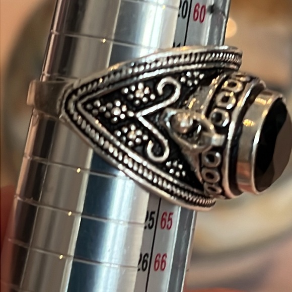 #564 Facted Black Onyx Poison โ ๏ธ Ring ๐ Size 10- 10.25 NWOT - Picture 14 of 17